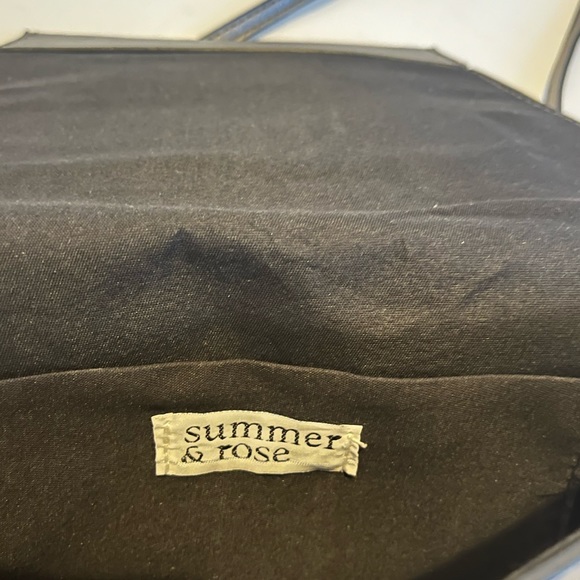 Steel grey metallic Summer & Rose crossbody bag - Picture 2 of 6